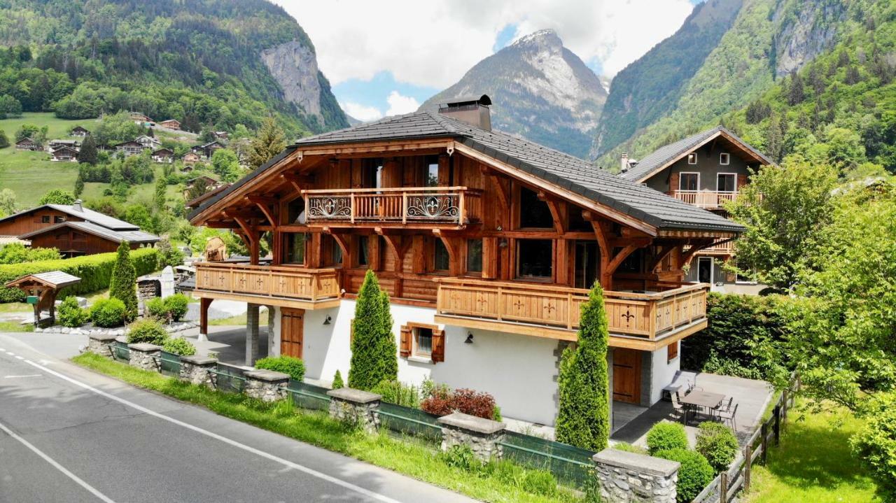 Chalet Clos Moccand Samoëns Eksteriør bilde